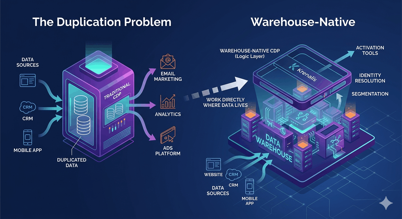 CDP without data duplication: a different way to think about architecture